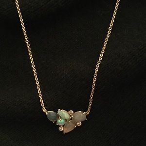Anthropologie Synthetic Opal Necklace